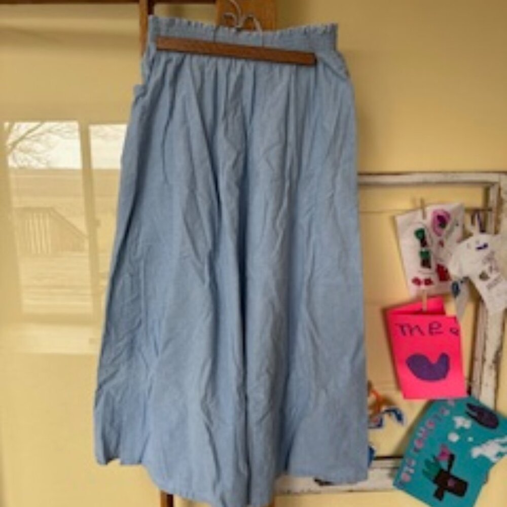 Vintage 80's Chambray Skirt